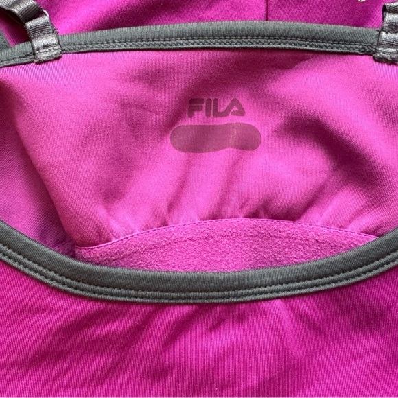 FILA Purple Athletic Tank Top with Built-In Bra – Approx. Size M - Picture 3 of 10